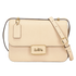 Alie Shoulder Bag, &pound;210, Handbags, Beige, Leather, Front view